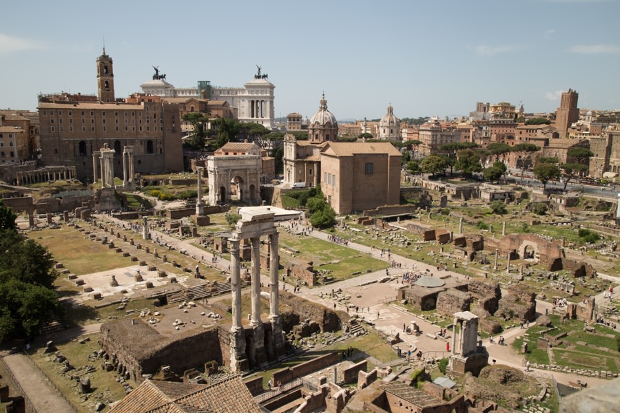 Reisebericht Rom Palatin und Forum Romanum