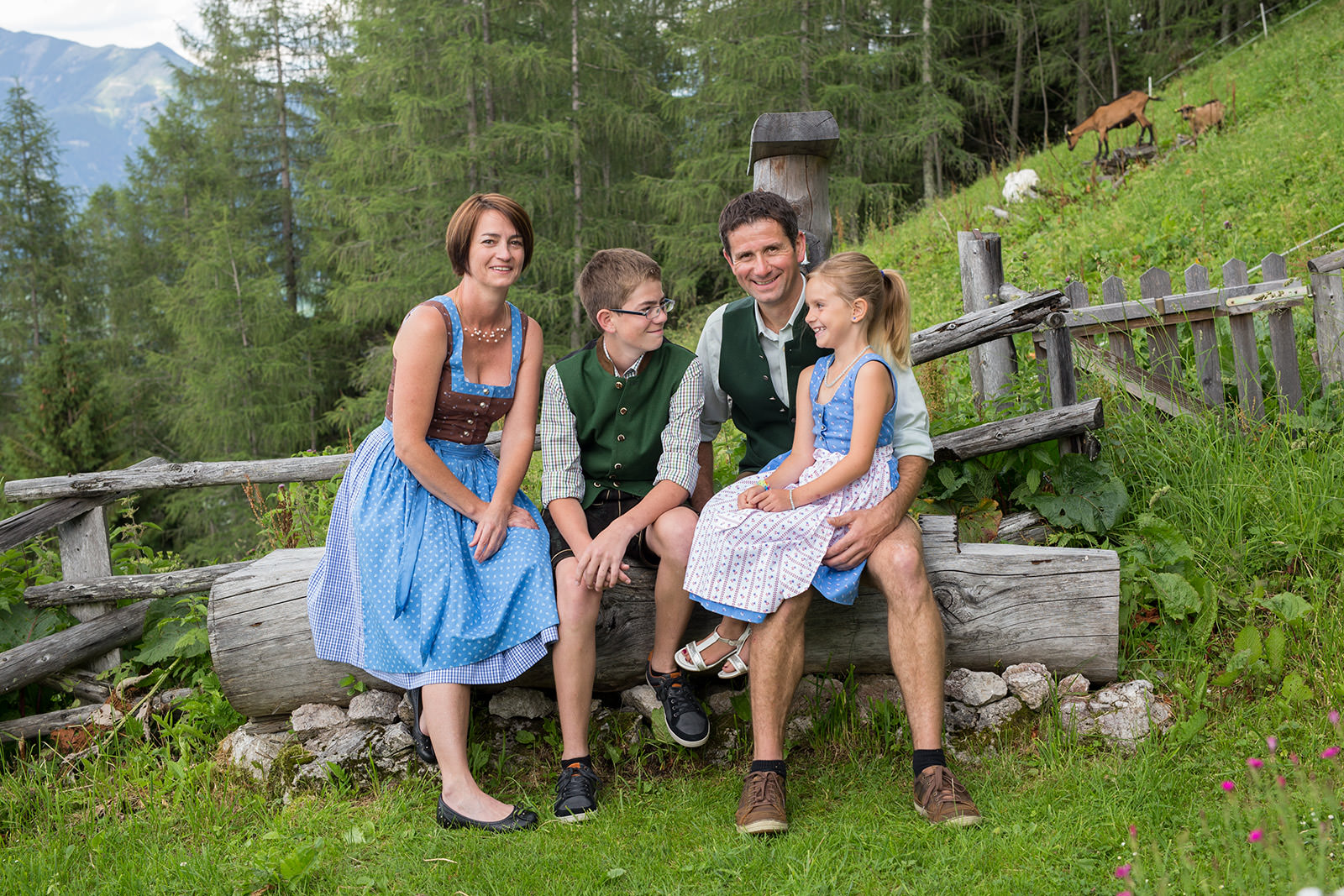 Familienfotoshooting auf der Bleckwand, Fotograf Salzkammergut