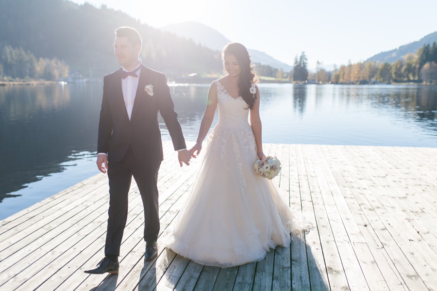 Hochzeitsfotograf Kitzbühel unterwegs am Schwarzsee | Stefanie Reindl Photography