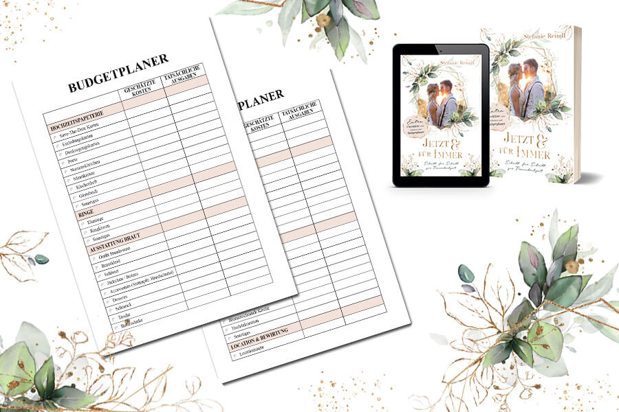 Budgetplaner und Spartipps zum Thema Hochzeit planen